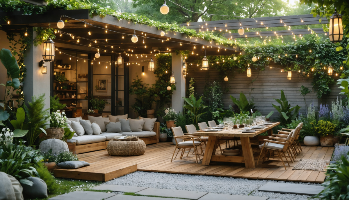 découvrez des astuces et inspirations pratiques pour aménager un jardin ou une terrasse chaleureuse et conviviale, et transformer votre espace extérieur en un véritable havre de paix.