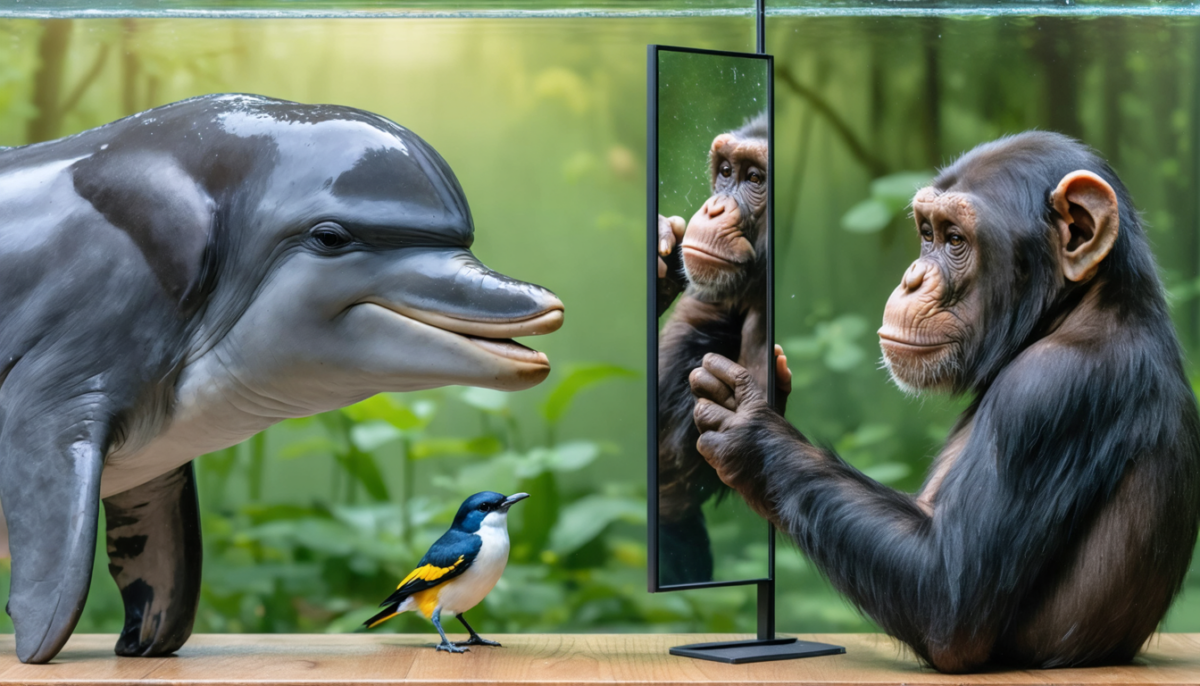 découvrez ces animaux étonnants capables de se reconnaître dans un miroir, révélant ainsi une intelligence surprenante et fascinante.