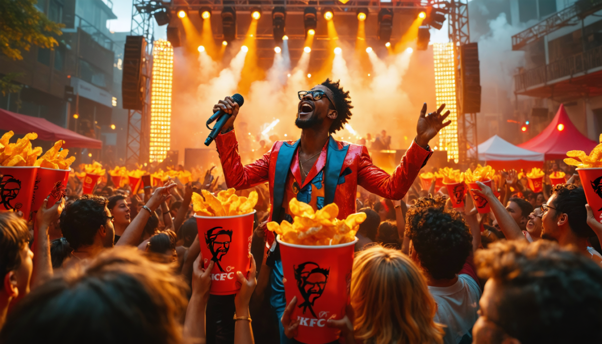 plongez dans l'univers unique de la nouvelle campagne kfc x cheetos 2026 avec son hymne musical exclusif, alliant saveurs et rythmes irrésistibles.