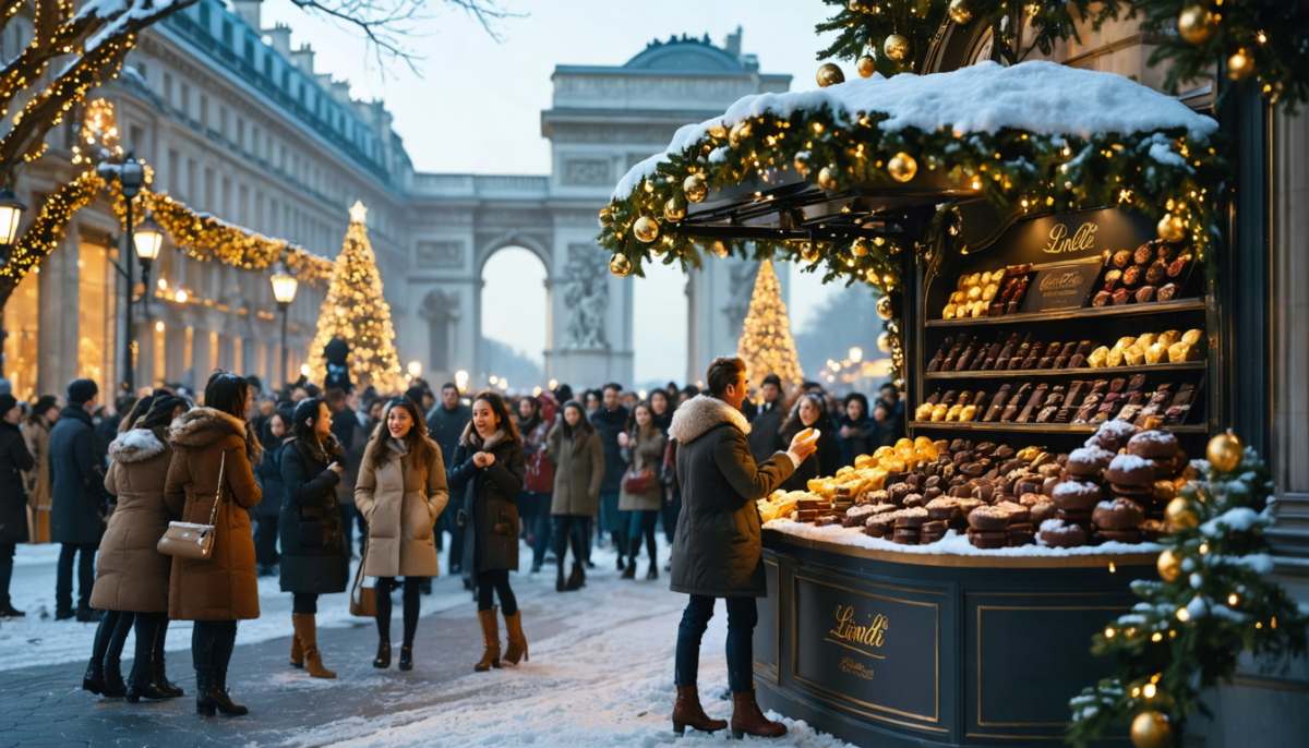 découvrez la musique entraînante de la pub lindt champs-élysées, l'incontournable invité des fêtes 2025 qui vous plonge dans une ambiance festive et gourmande.