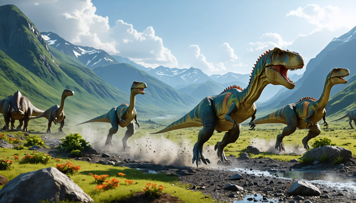 découvrez les 5 dinosaures les plus rapides et découvrez lequel aurait gagné la course dans ce face-à-face palpitant entre ces géants préhistoriques.