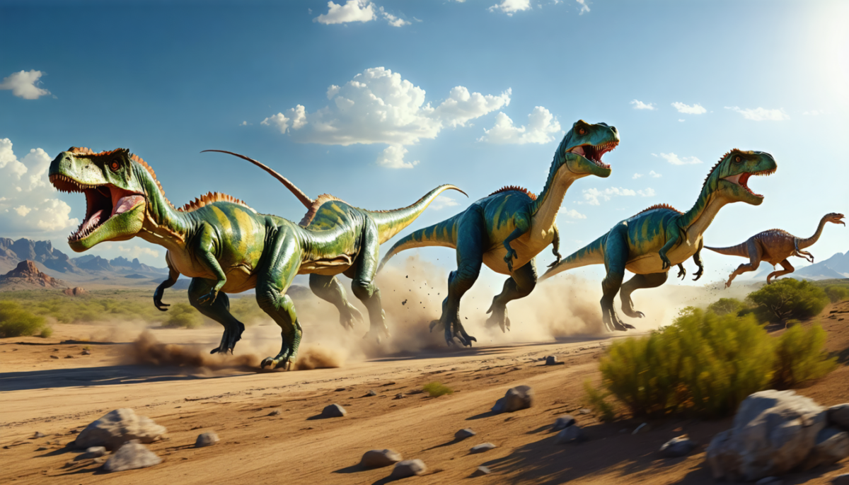 découvrez les 5 dinosaures les plus rapides et retrouvez lequel aurait gagné la course dans cette compétition préhistorique passionnante.