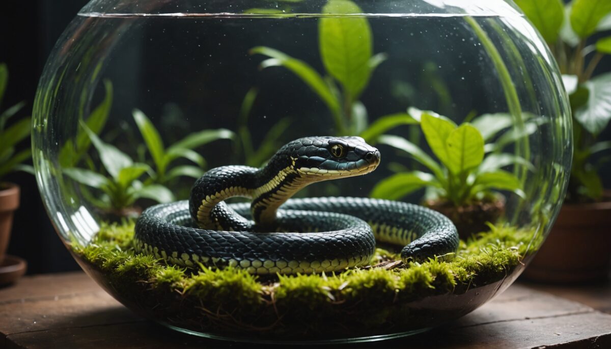 Pourquoi mon serpent aime-t-il se baigner et rester dans sa gamelle ?