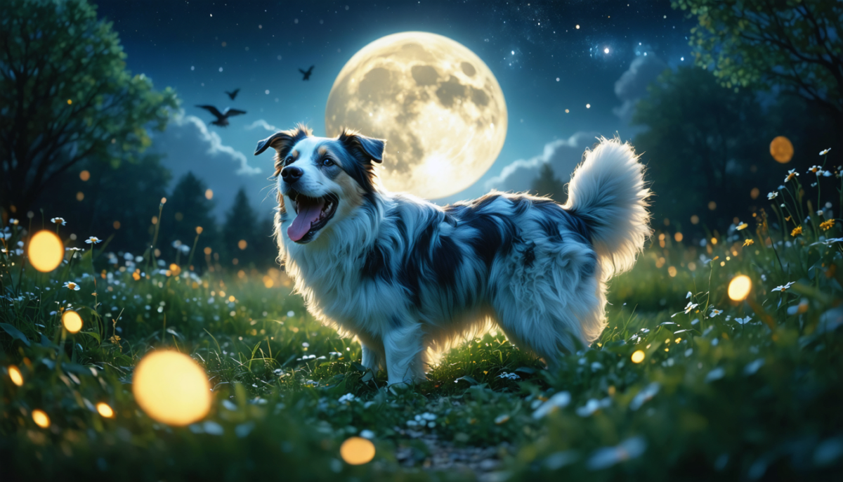 découvrez pourquoi votre chien devient soudainement excité lors de la pleine lune grâce à des raisons surprenantes et scientifiques.