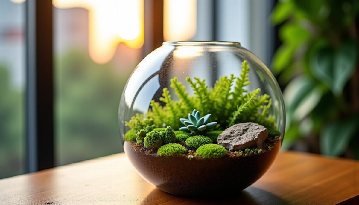 Jardin d’intérieur en ville : concevez votre mini terrarium autonome et facile à entretenir