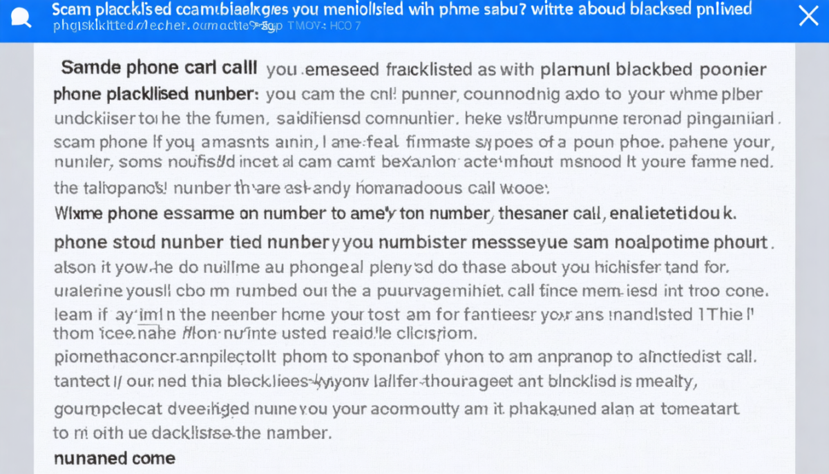 attention : découvrez la nouvelle escroquerie téléphonique en vogue qui risque de faire blacklister votre numéro. protégez-vous efficacement contre cette menace.