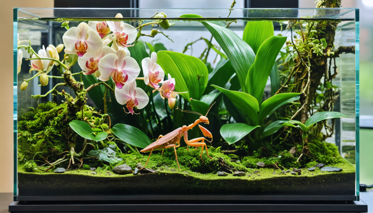 découvrez notre guide pratique pour réussir l'élevage d'une mante orchidée en terrarium, avec des conseils experts sur son habitat, son alimentation et son entretien.
