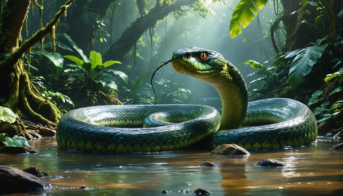 découvrez le titanoboa, le serpent géant préhistorique de plus de 14 mètres, redoutable et fascinant, véritable roi des temps anciens.