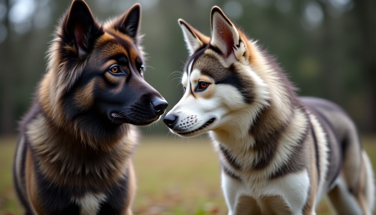 Belusky : la rencontre étonnante entre le Berger Belge Malinois et le Husky Sibérien