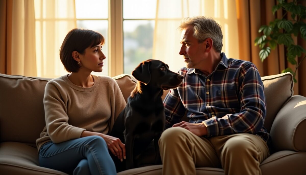 Comprendre pourquoi les chiens prennent le parti de la victime lors des conflits familiaux