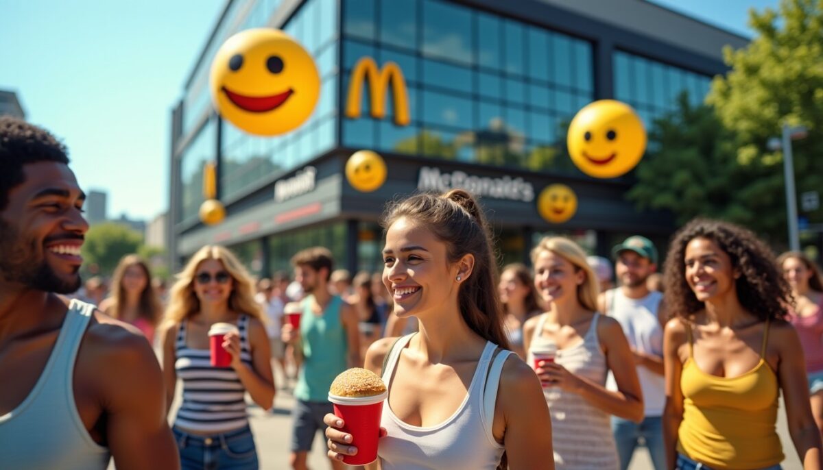 Découvrez la bande-son funky des pubs McDonald's 2026 avec emojis !