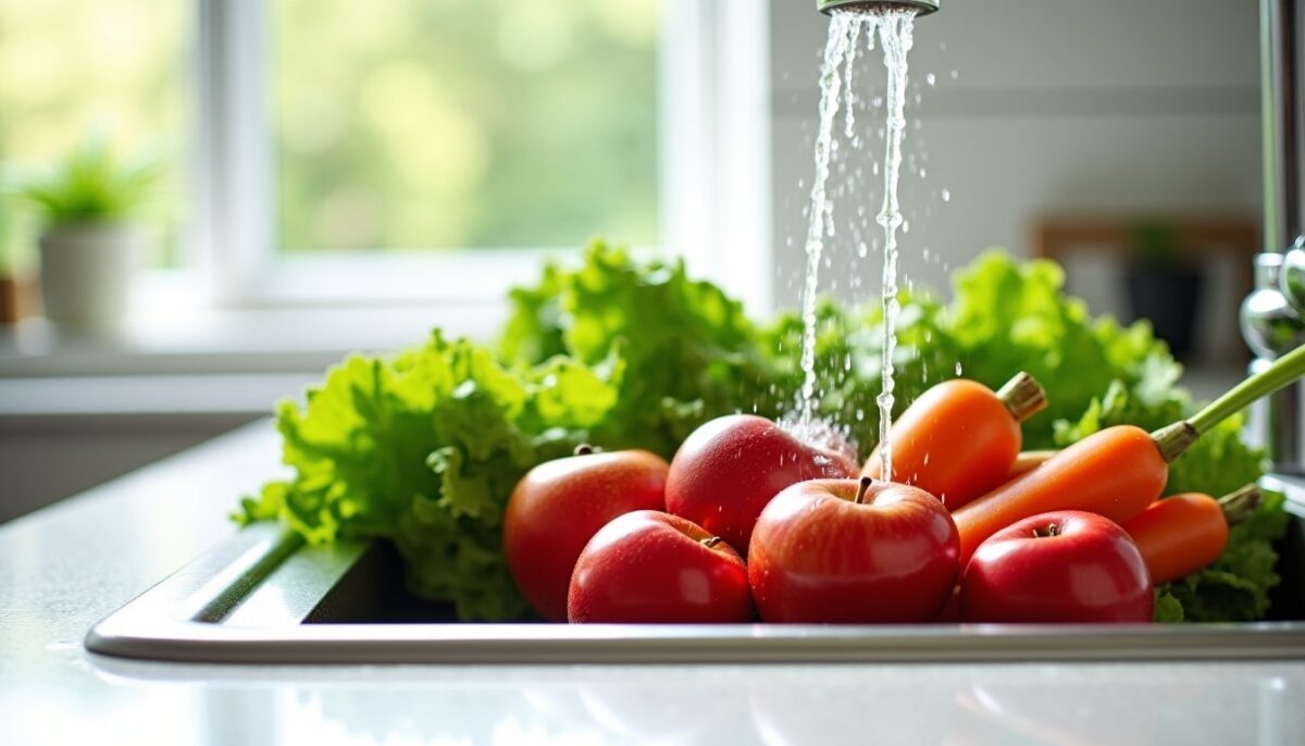 Techniques efficaces pour nettoyer fruits et légumes et éliminer saletés et pesticides